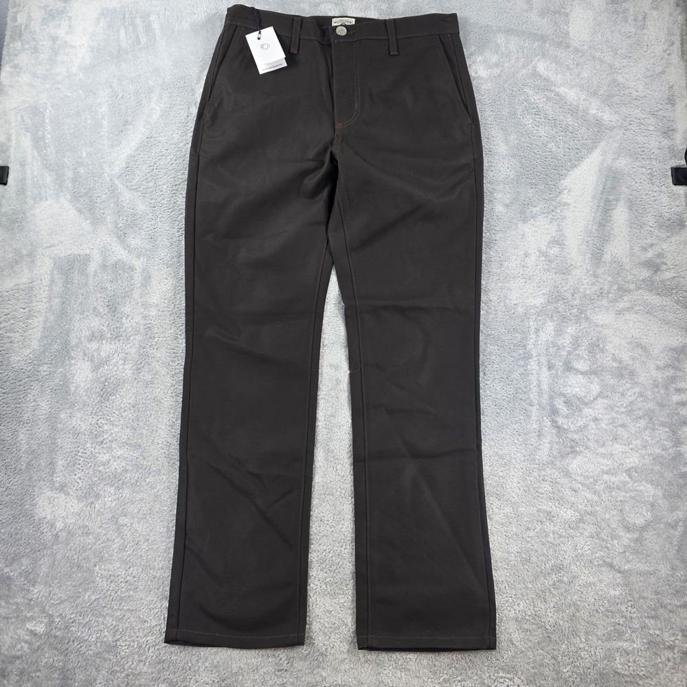 Rustic Dime Canvas Workwear Chino Brown Pants 31 Mens Heavyweight Duck Canvas